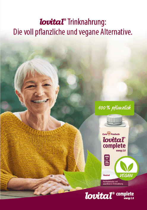 Broschüre lovital Trinknahrung vegan Broschüre lovital Trinknahrung vegan